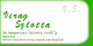 virag szlotta business card